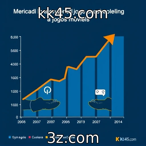 Crescimento do mercado de jogos móveis em 2025